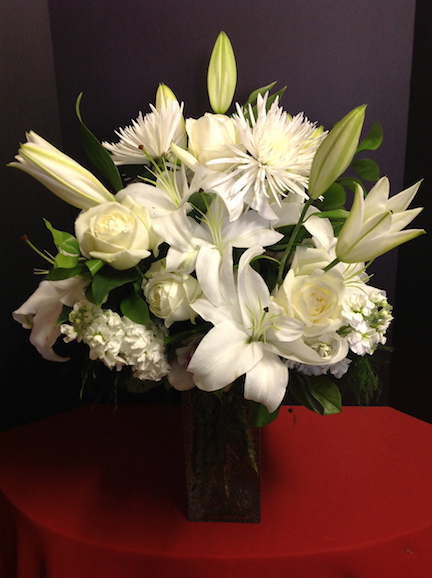 Funeral Flowers Vase Arrangements